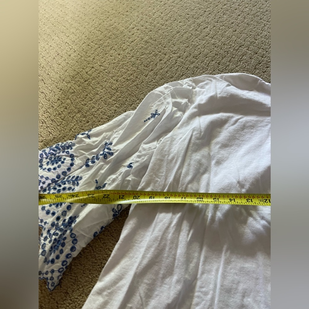 Tory Burch Mariana Top in White Size XL - Picture 16 of 16